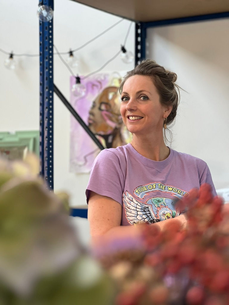 Anke Laarhuis in haar atelier